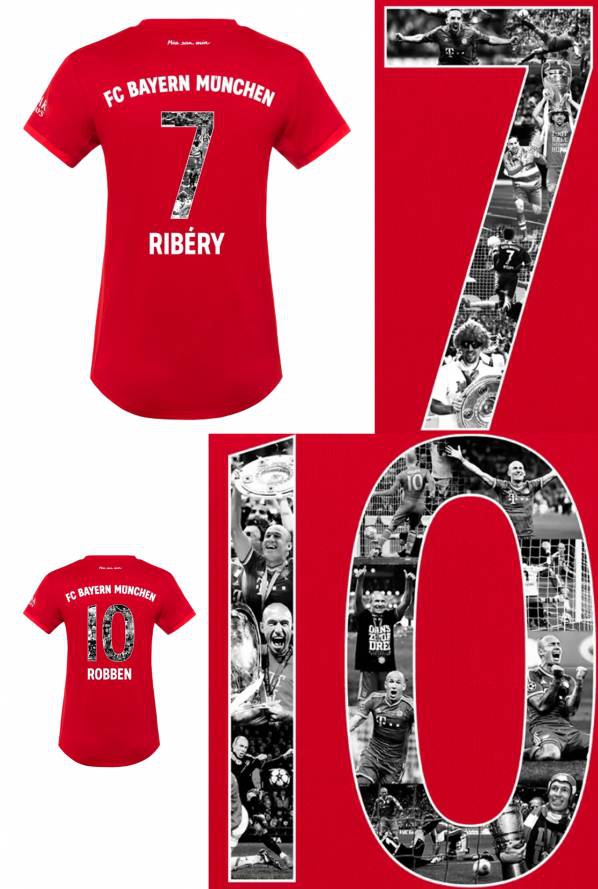 SPECJALNE koszulki Bayernu z motywem Robbena i Ribery'ego!